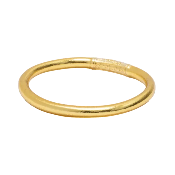 Pulsera pan de oro dorada