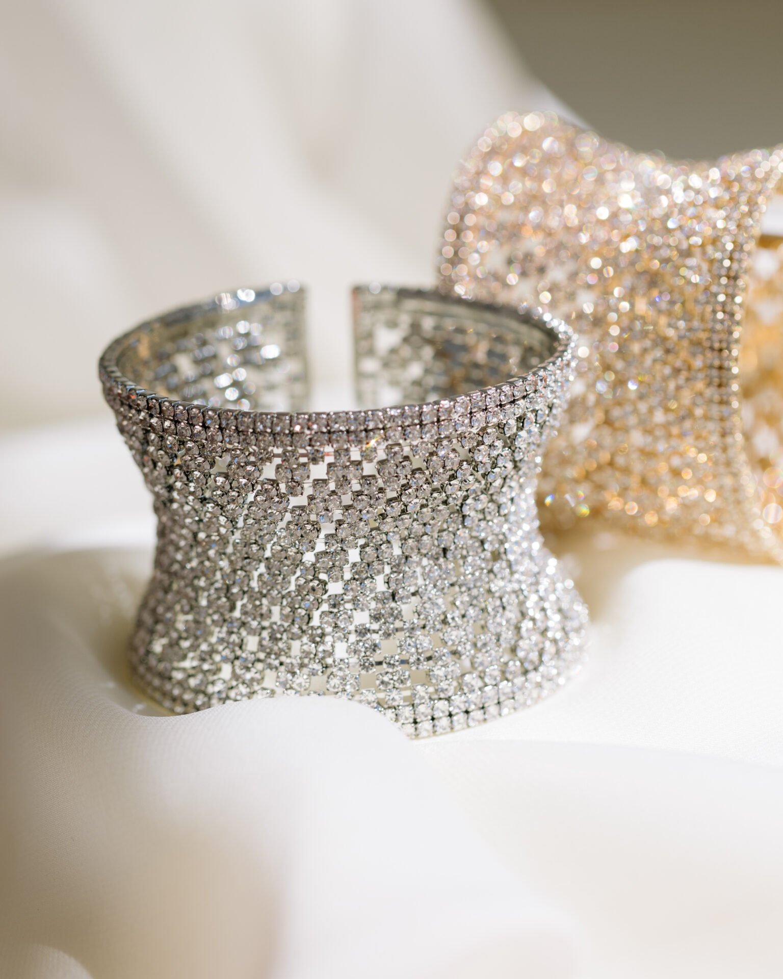 Esclava Semirrígida Swarovski plata medium - Imagen 2