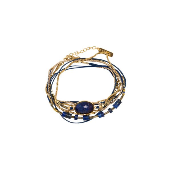 Pulsera piedra azul