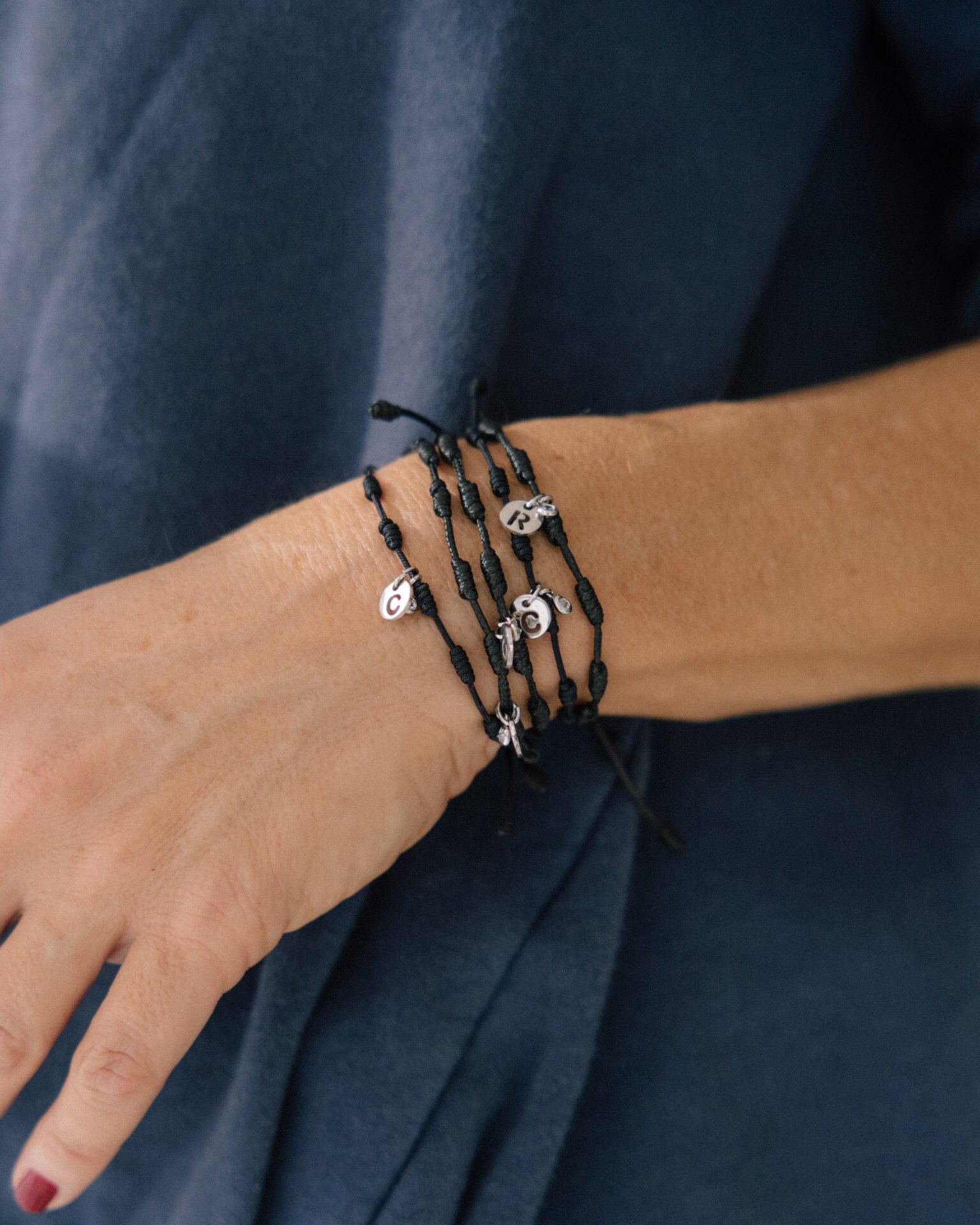 Pulsera letter plata - Imagen 2