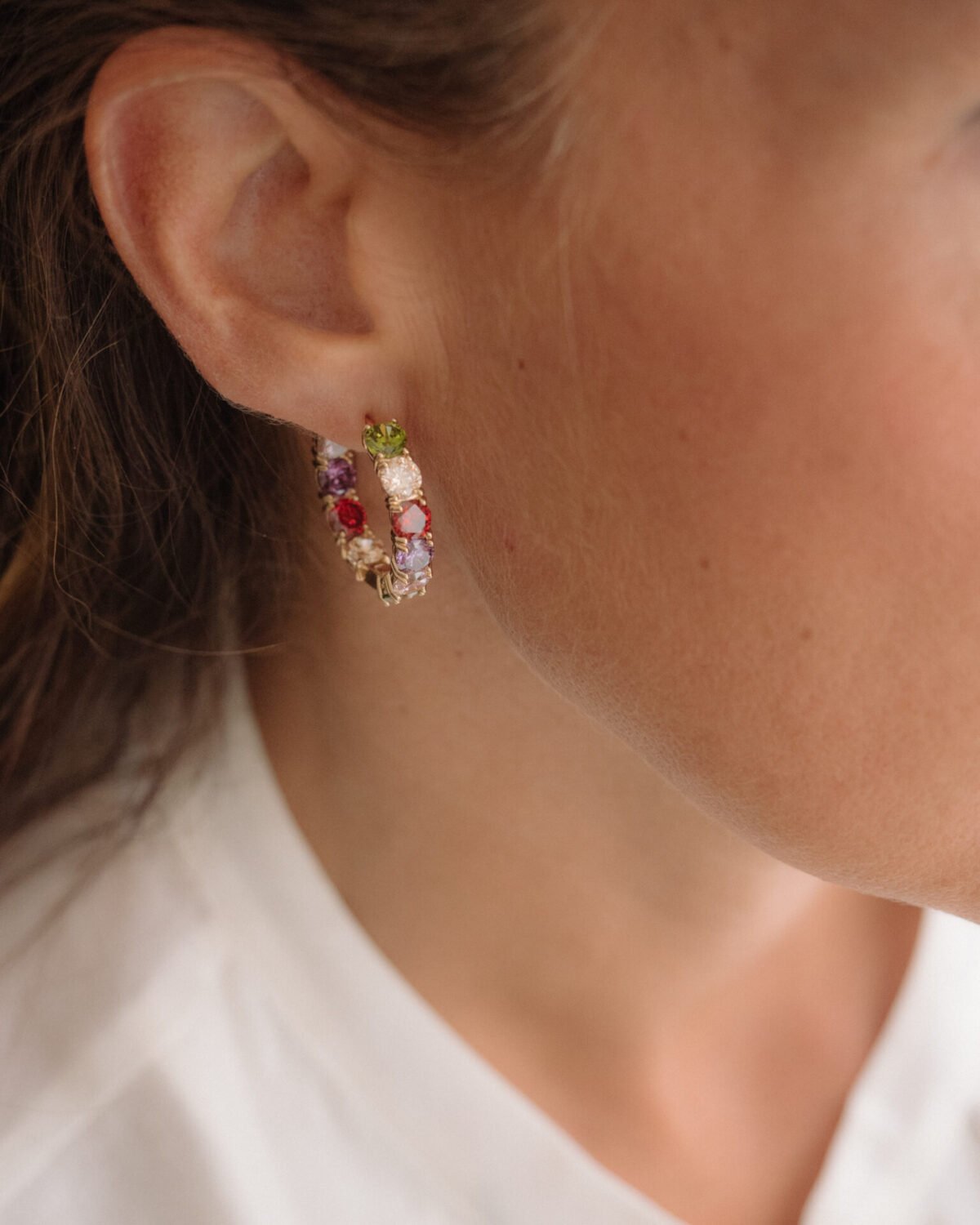 Aros bijoux multicolor - Imagen 2
