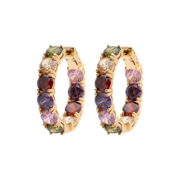 Aros bijoux multicolor