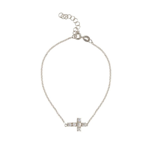 Pulsera Cruz Plata