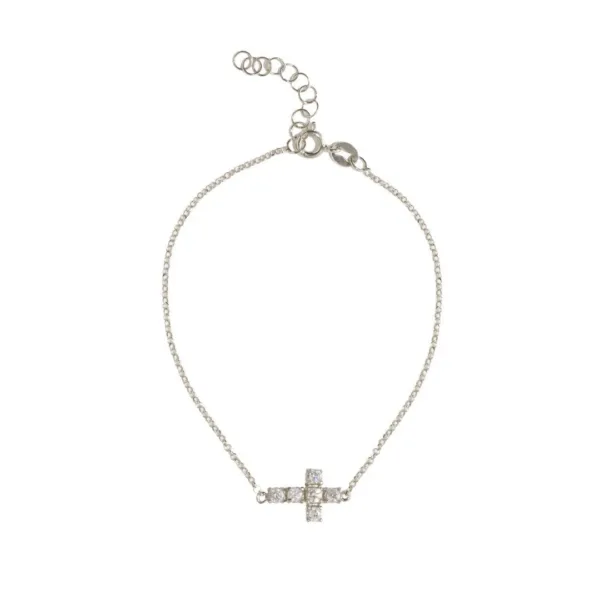 Pulsera Cruz Plata