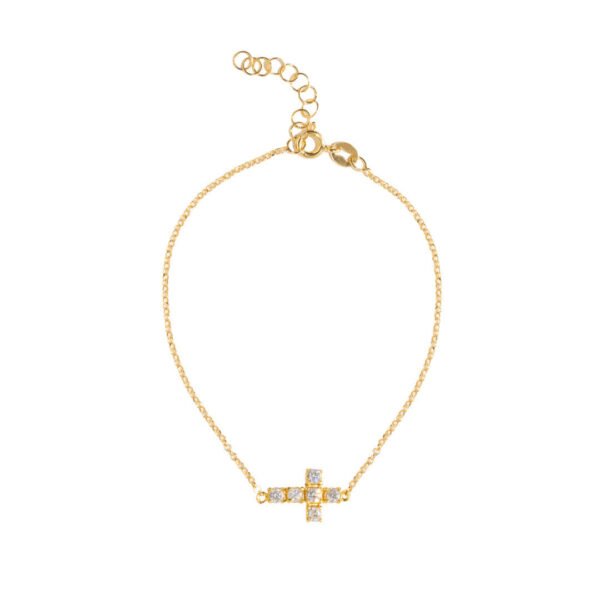 Pulsera Cruz Oro