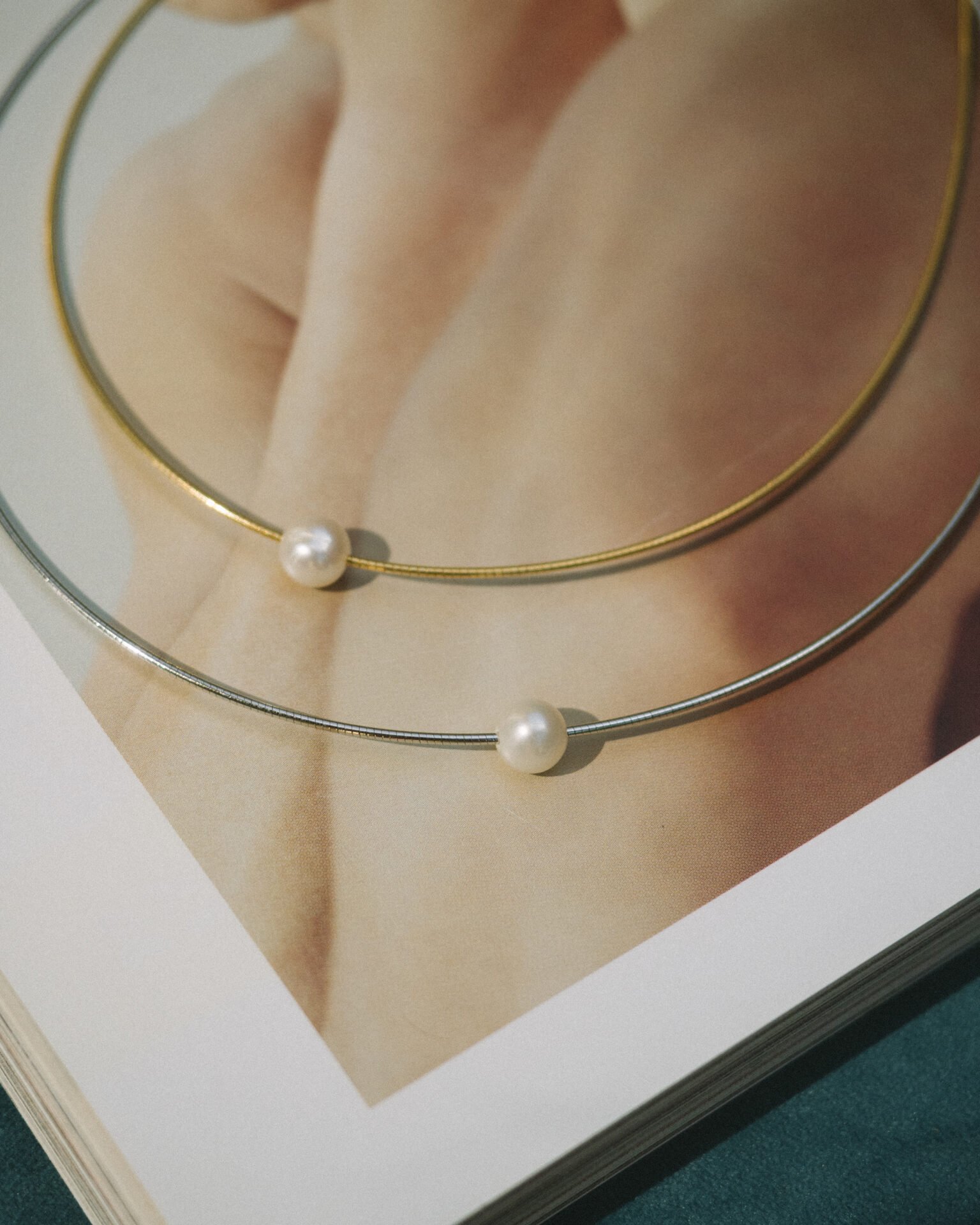 Collar Perla oro - Imagen 2