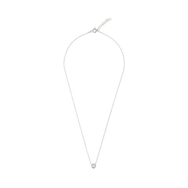 Colgante rosetón basic plata