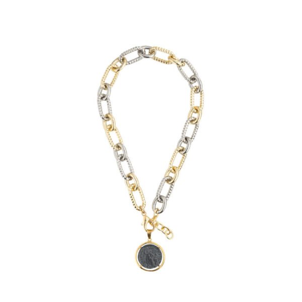 Cadena vintage plata / oro