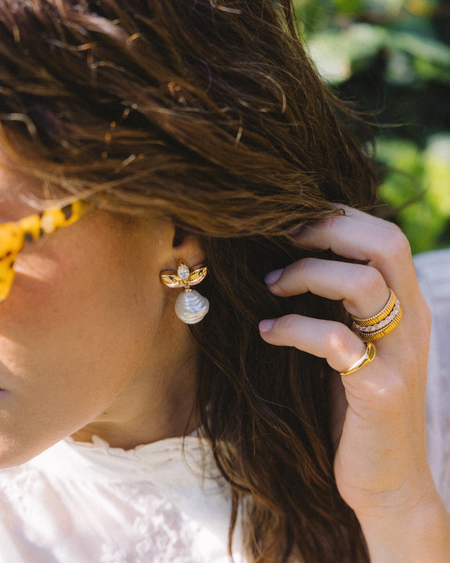 Pendientes Perla barroca - Imagen 2