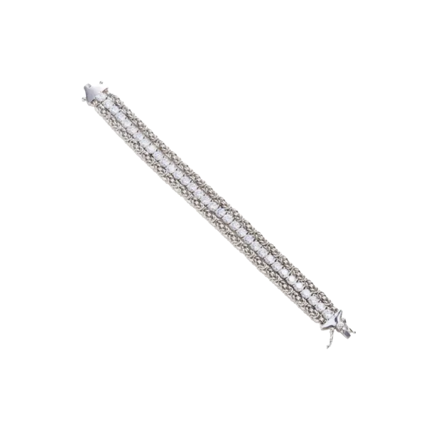 Pulsera articulada plata