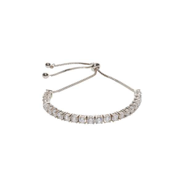 Pulsera semi riviere silver