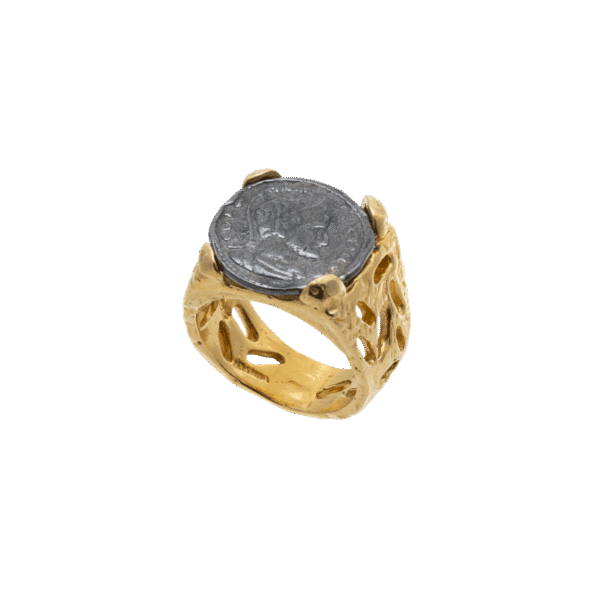 Anillo Sello Vintage Plata