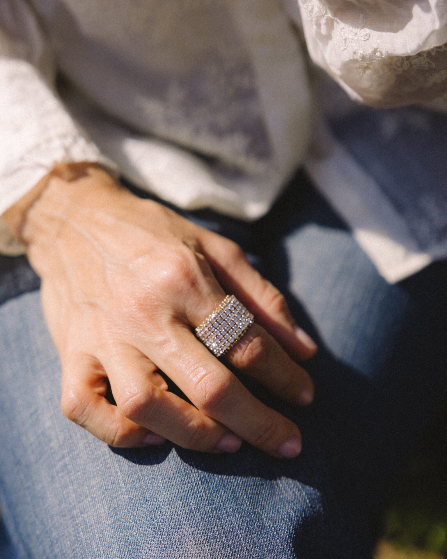 Anillo Swarovski oro - Imagen 2