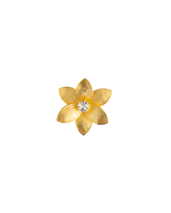 Broche flor Strass